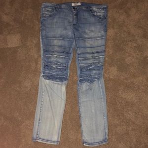 Golden Denim Moto Jeans Made in USA Size 38